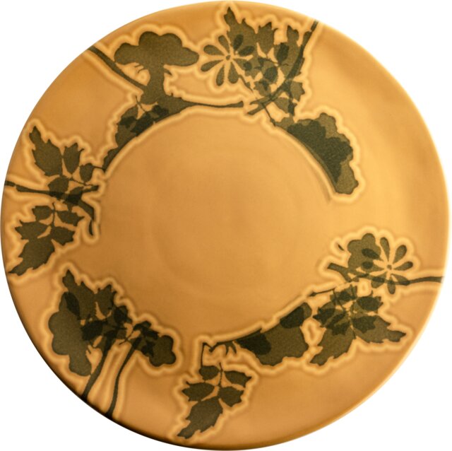 Chef Plates MEADOW Plate flat coupe mustard yellow 31cm