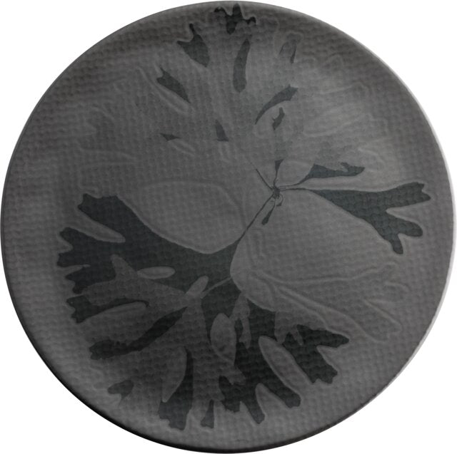 Chef Plates SEAWEED Plate flat coupe dark grey 31cm